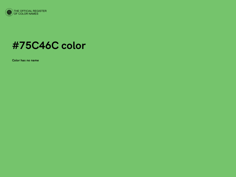 #75C46C color image