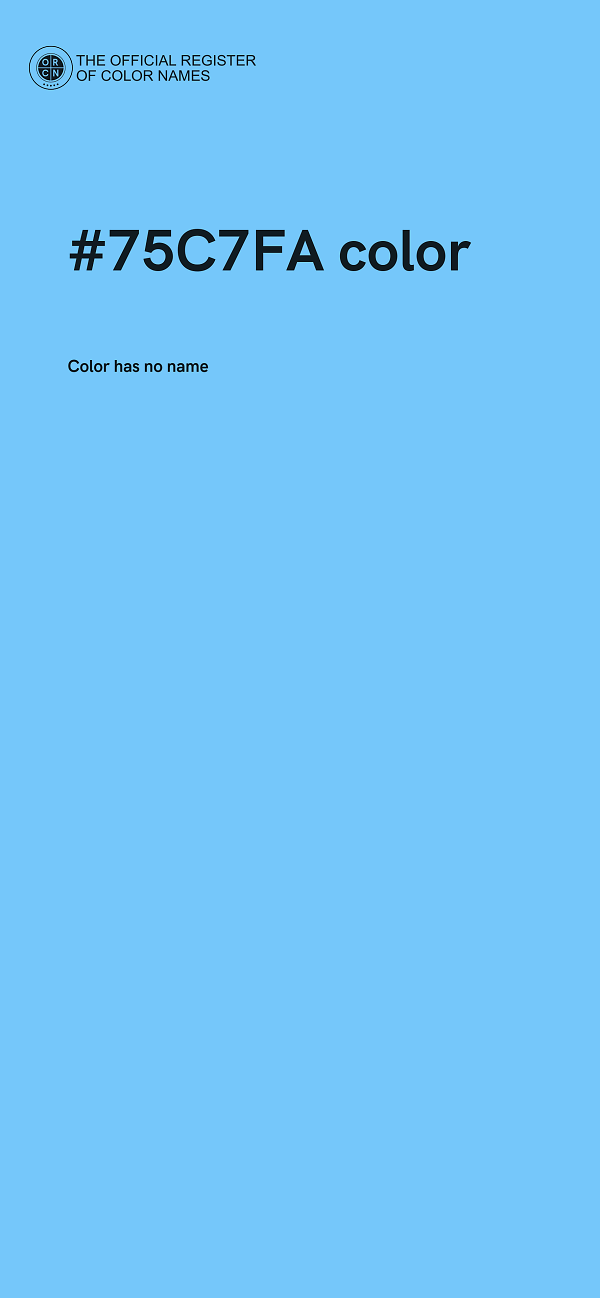 #75C7FA color image