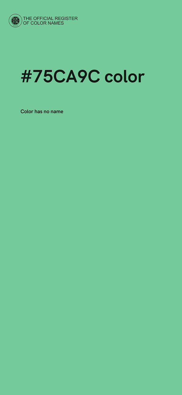 #75CA9C color image
