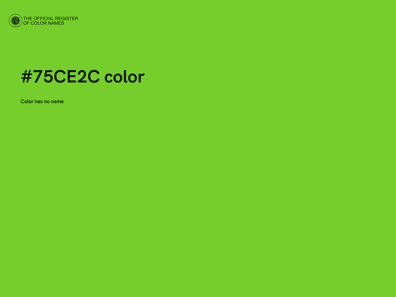 #75CE2C color image