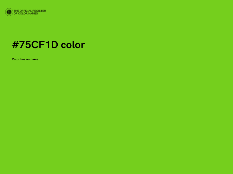 #75CF1D color image