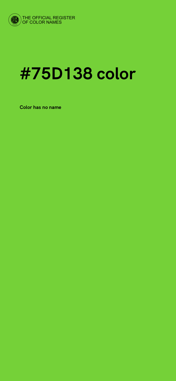 #75D138 color image