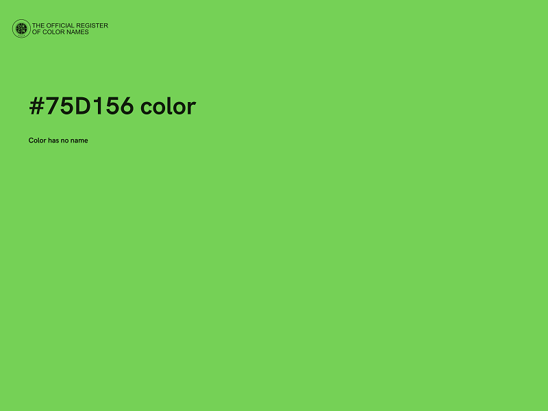 #75D156 color image