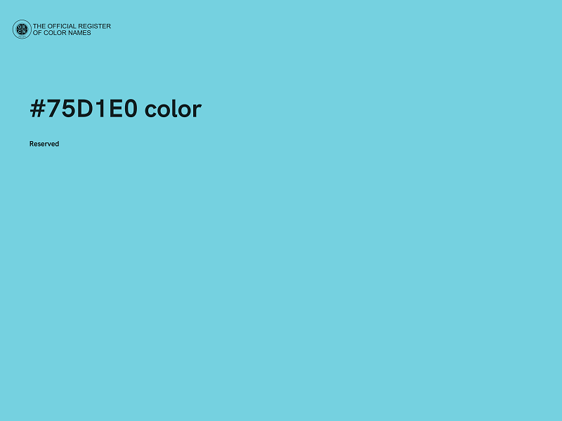 #75D1E0 color image
