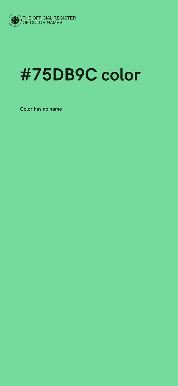 #75DB9C color image