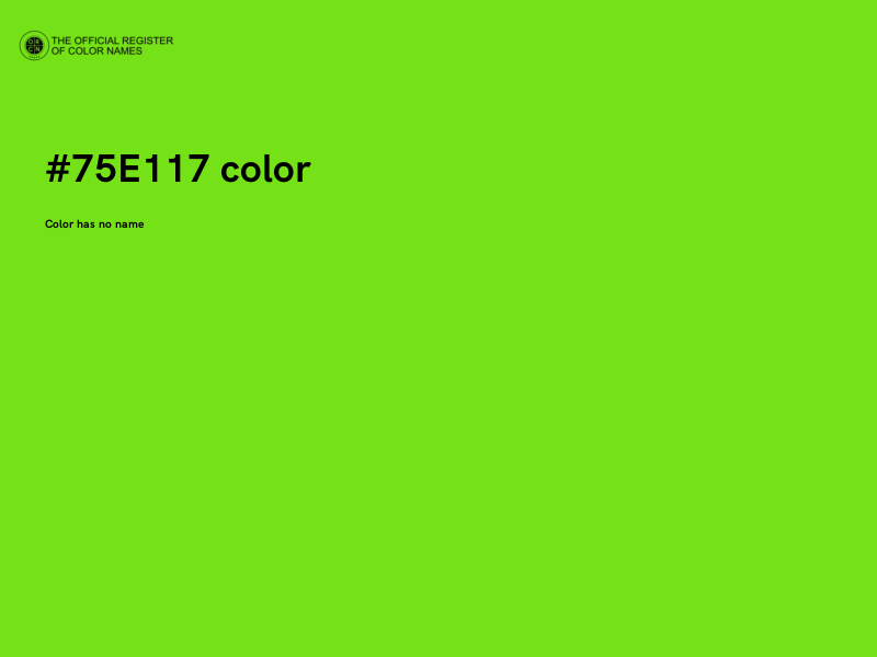 #75E117 color image