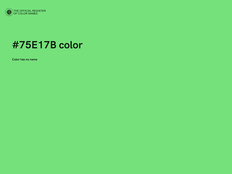 #75E17B color image