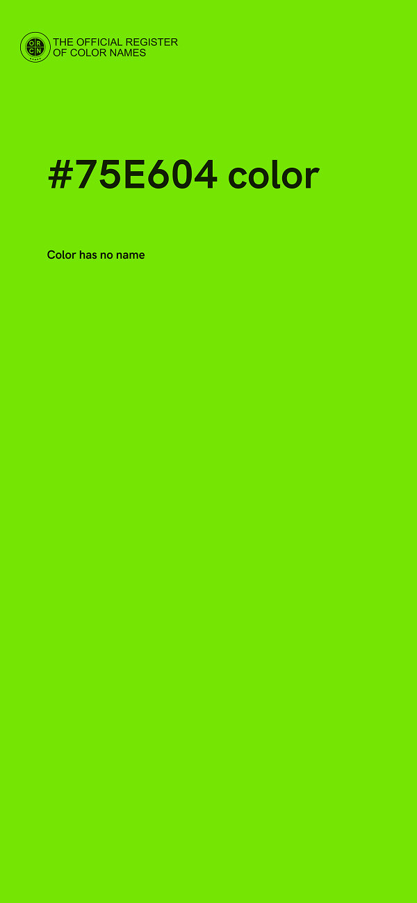 #75E604 color image
