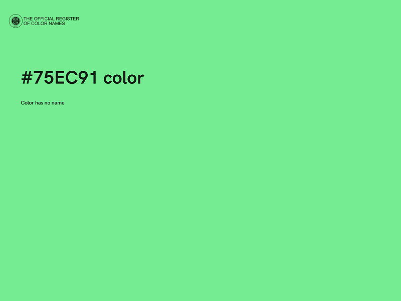 #75EC91 color image