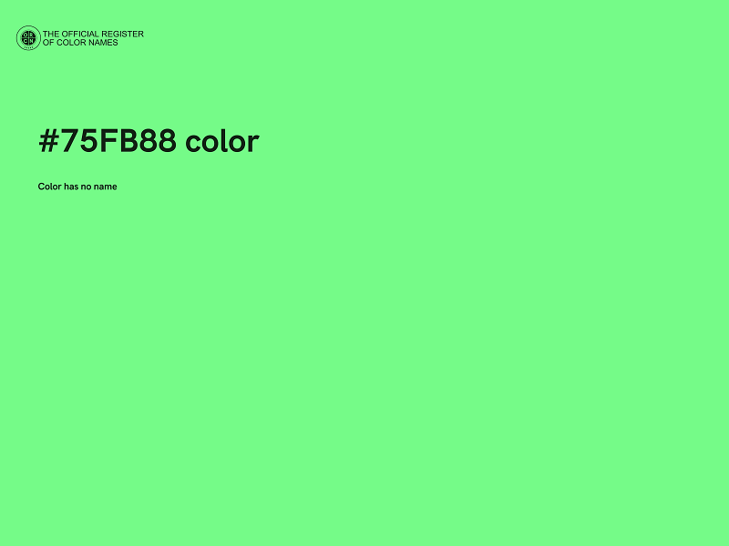 #75FB88 color image