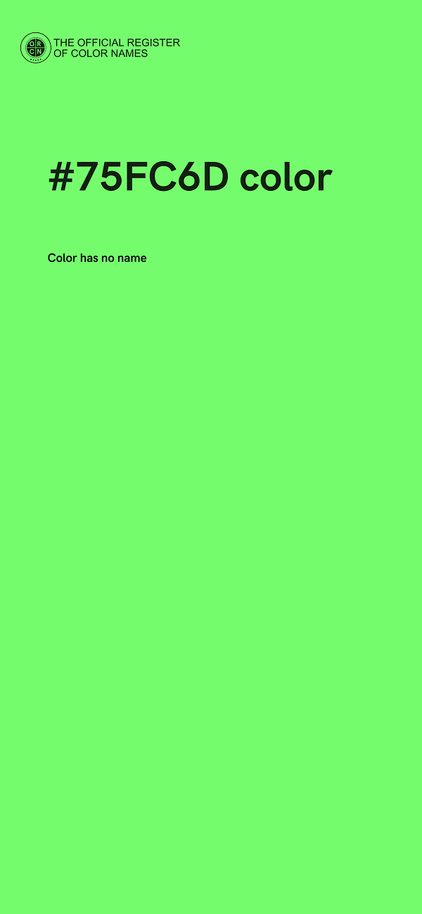 #75FC6D color image