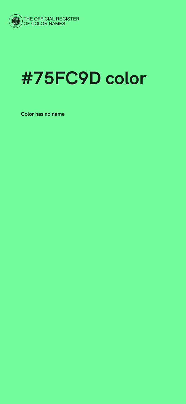#75FC9D color image