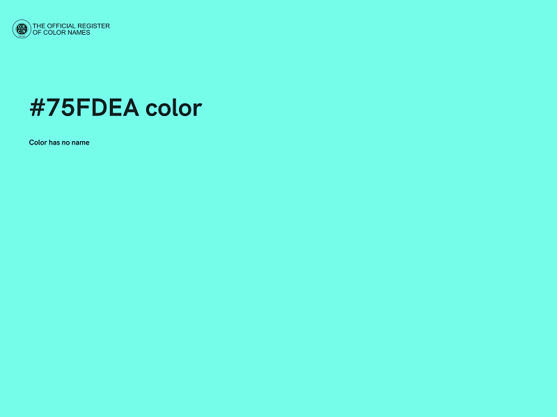 #75FDEA color image