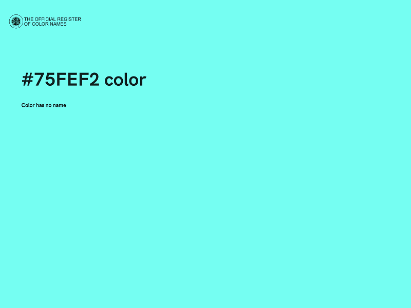 #75FEF2 color image