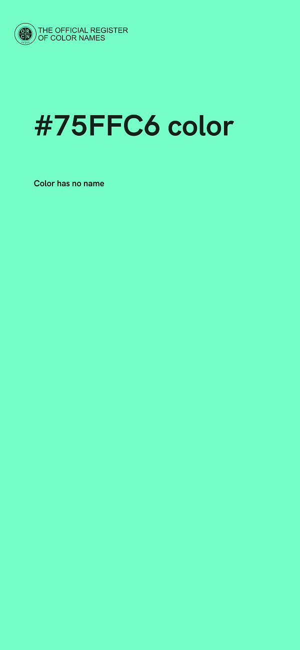 #75FFC6 color image