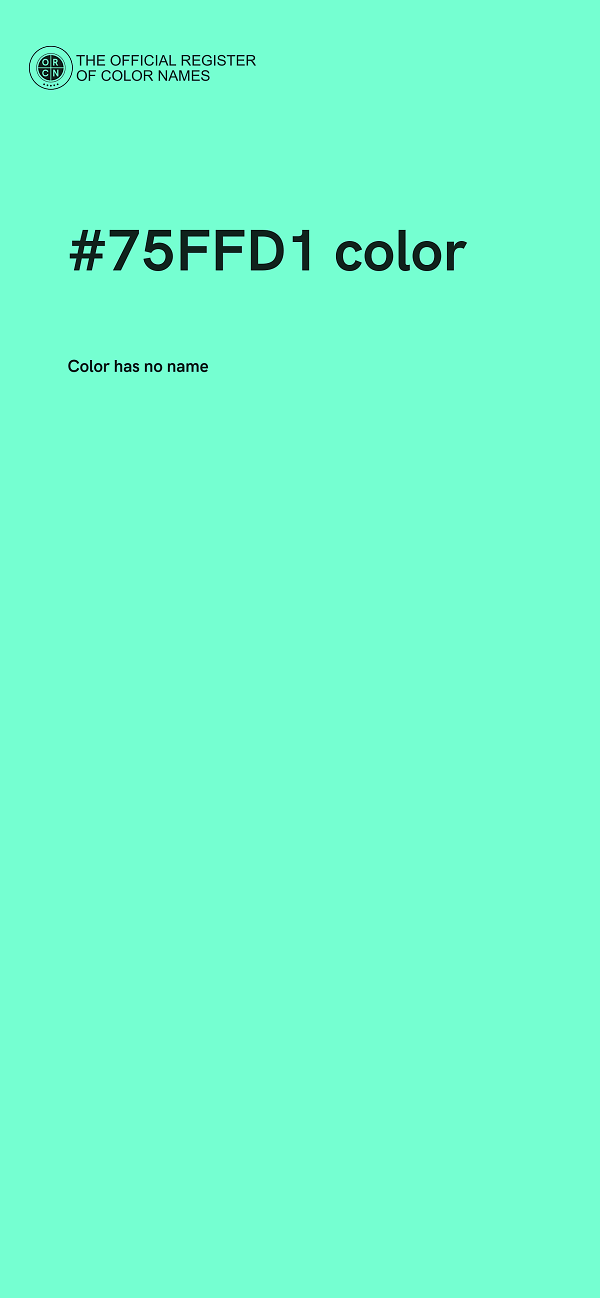 #75FFD1 color image