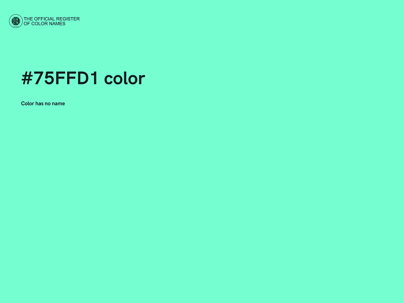 #75FFD1 color image