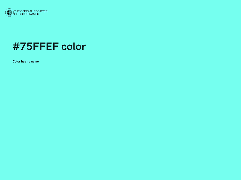#75FFEF color image
