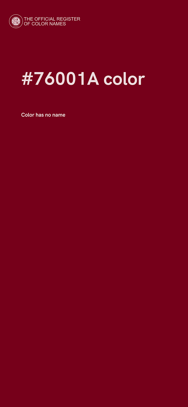 #76001A color image