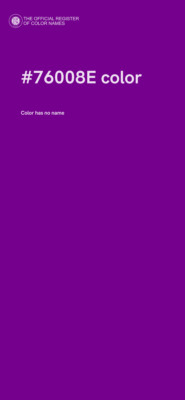 #76008E color image