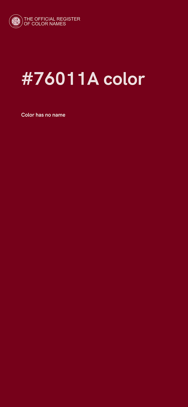 #76011A color image