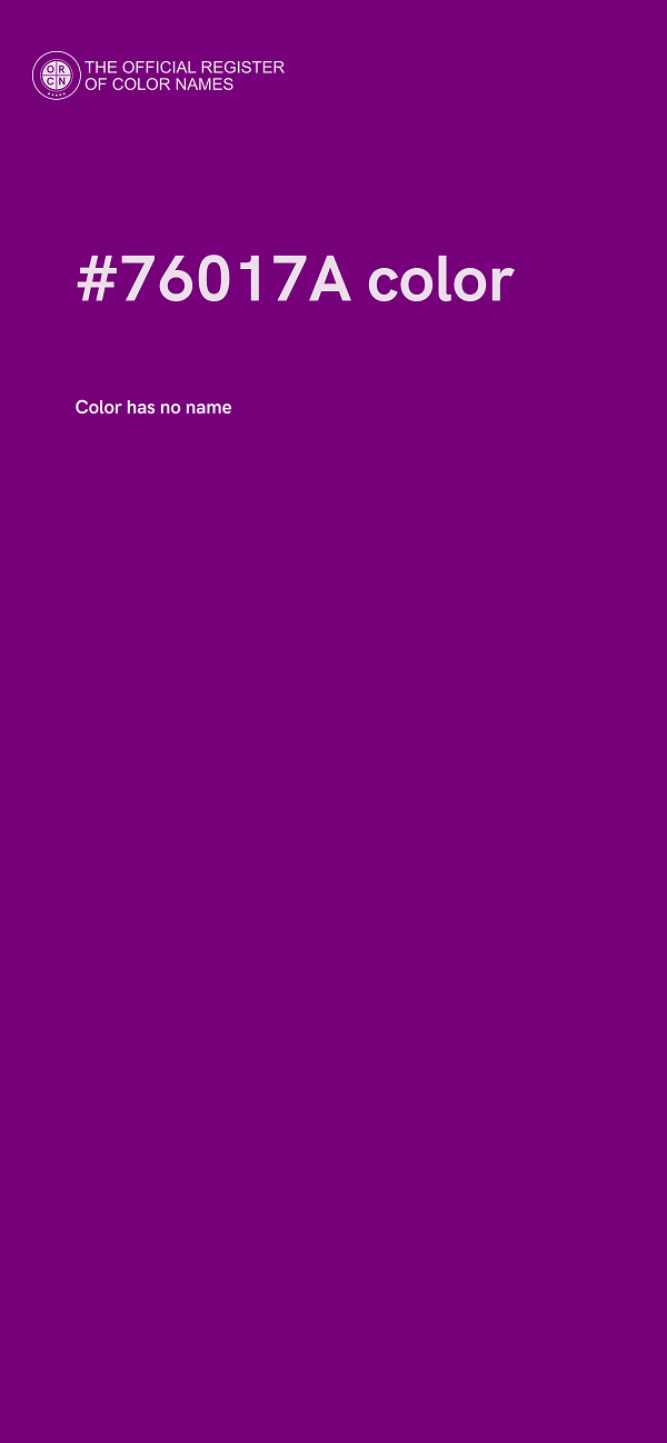 #76017A color image