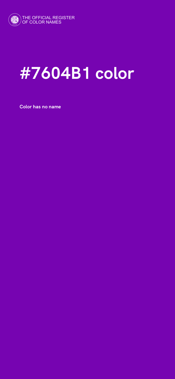 #7604B1 color image