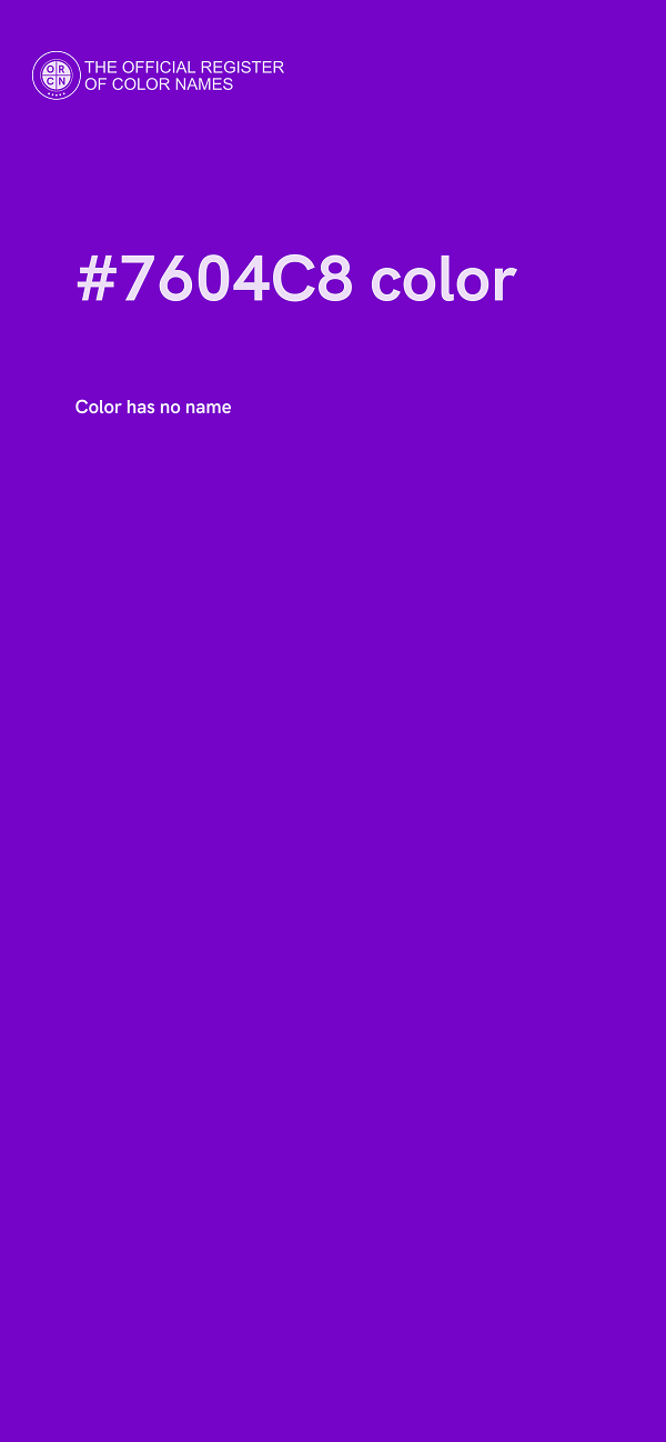 #7604C8 color image