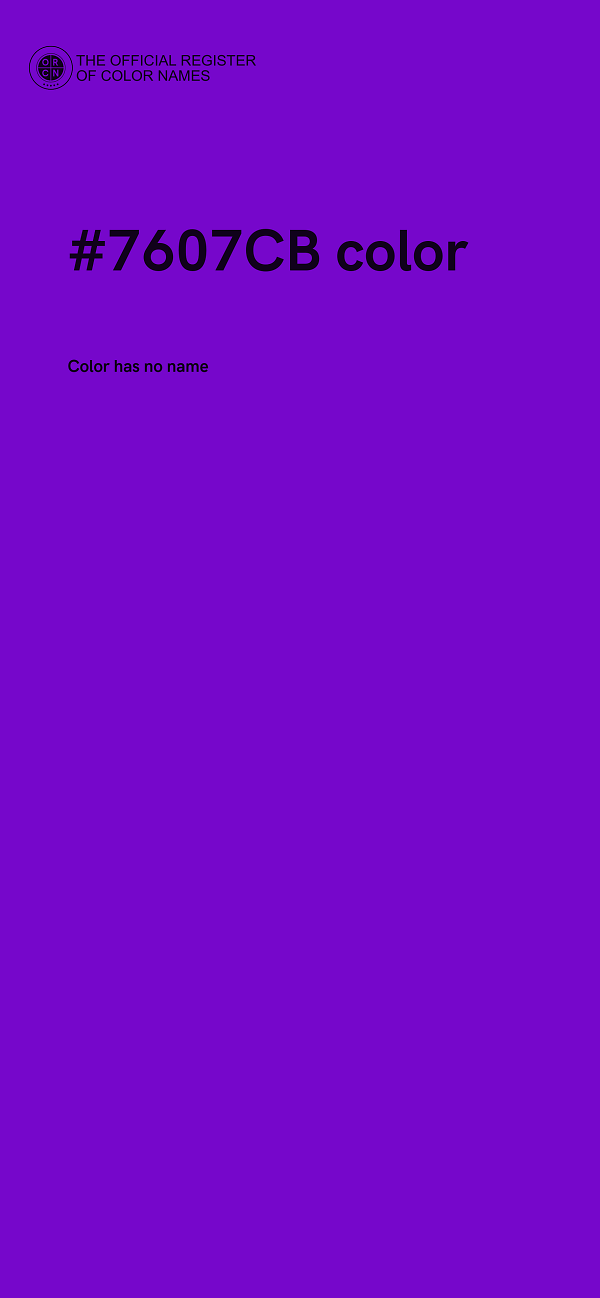#7607CB color image