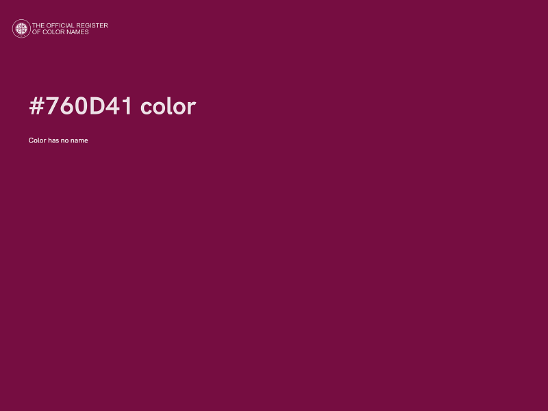 #760D41 color image