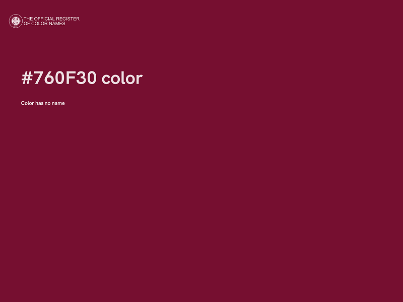 #760F30 color image