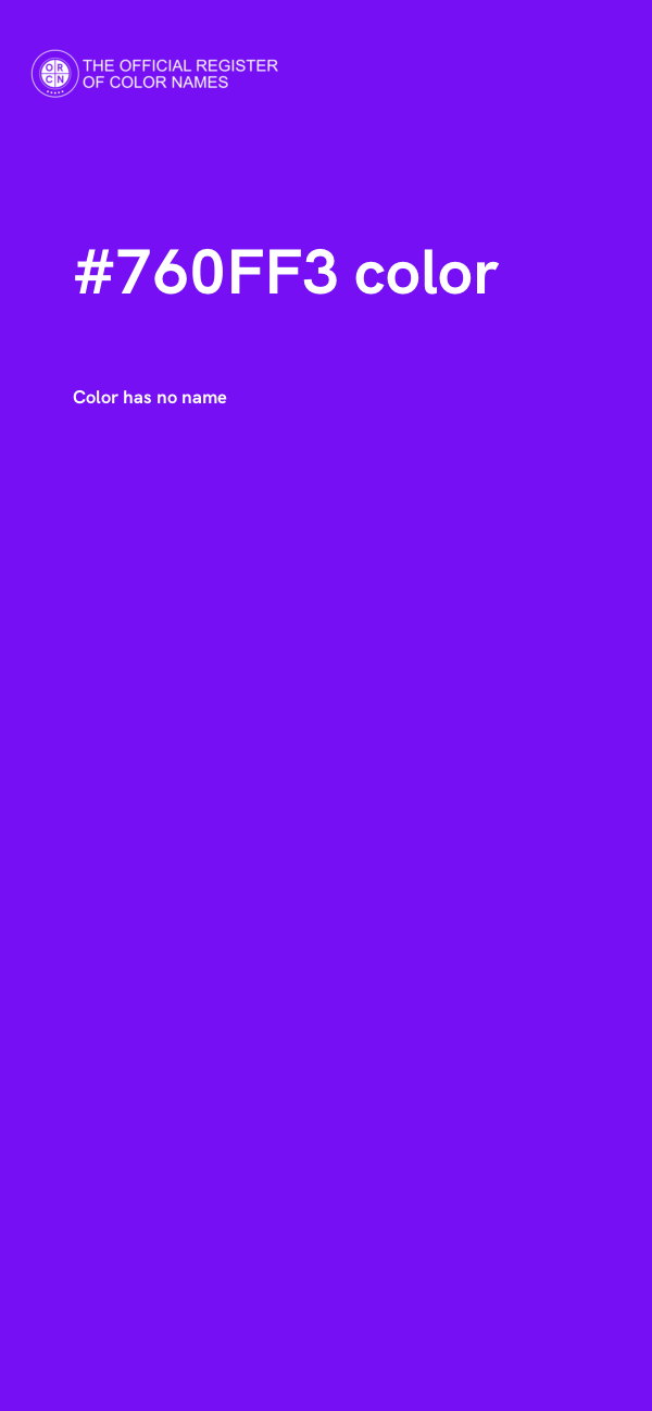 #760FF3 color image