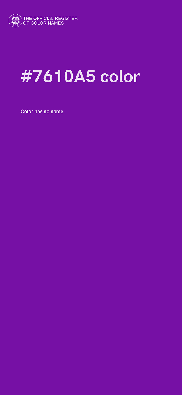 #7610A5 color image