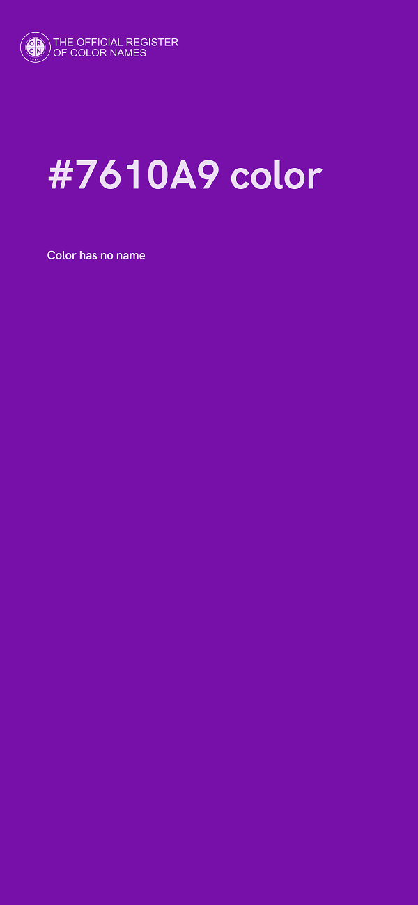 #7610A9 color image