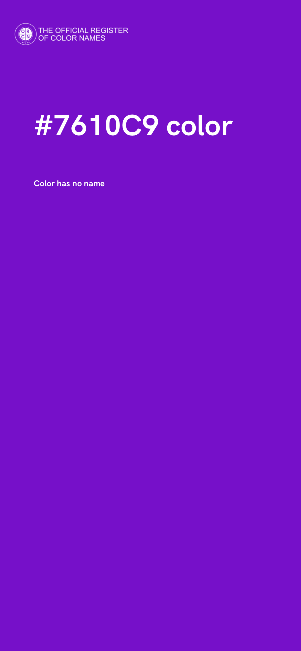#7610C9 color image