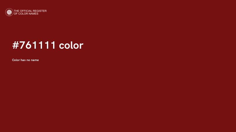 #761111 color image