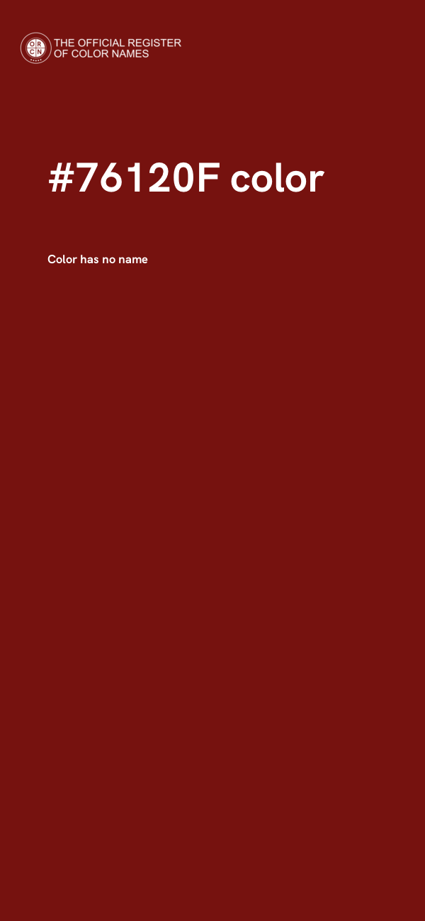 #76120F color image