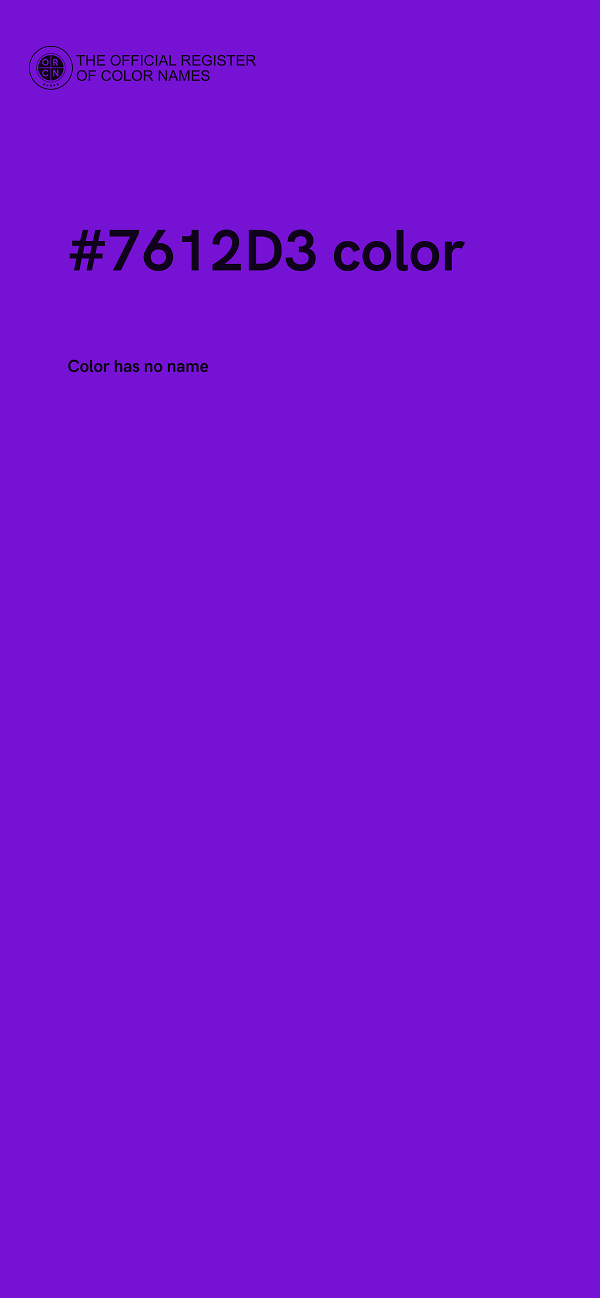 #7612D3 color image