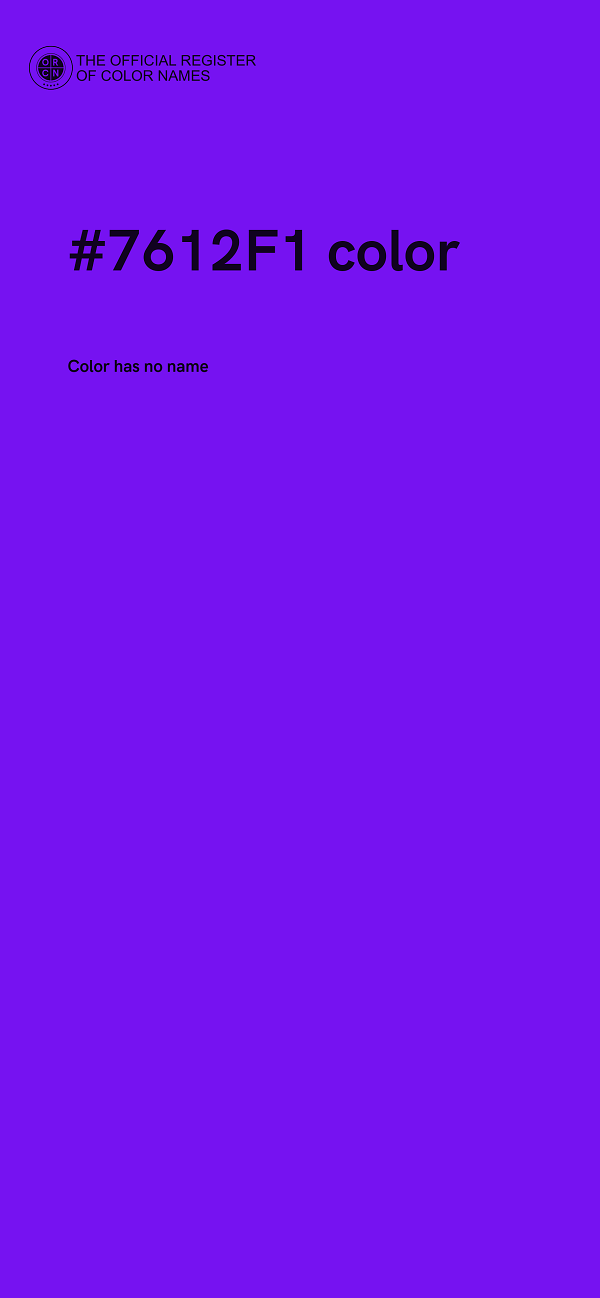 #7612F1 color image
