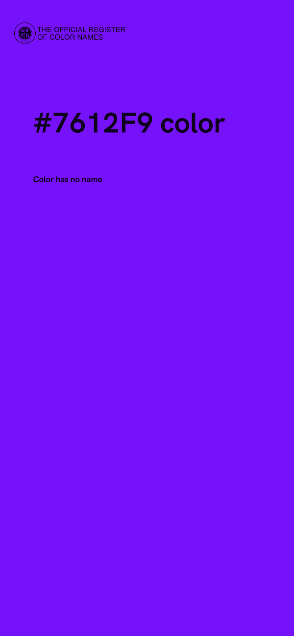 #7612F9 color image