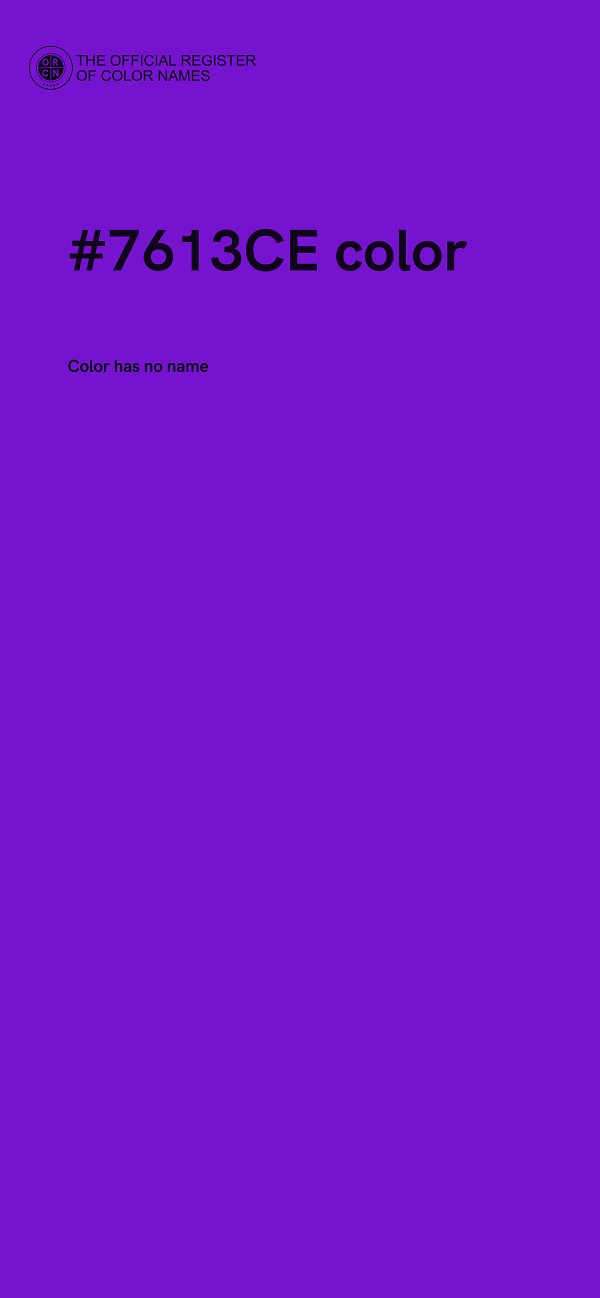 #7613CE color image