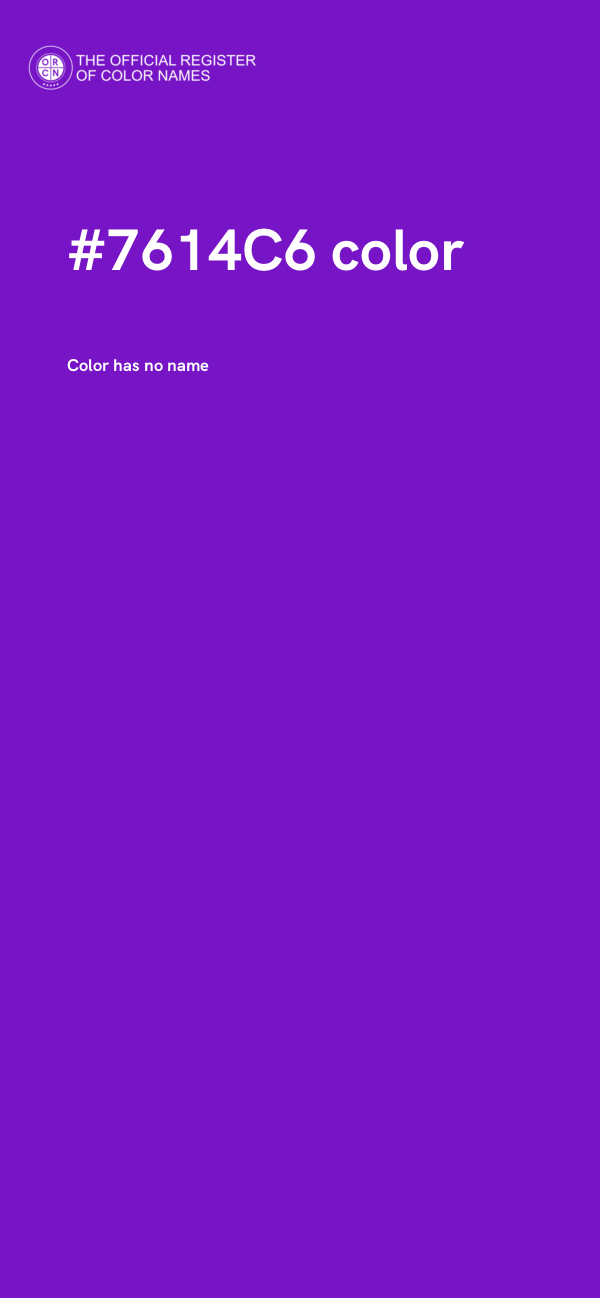 #7614C6 color image