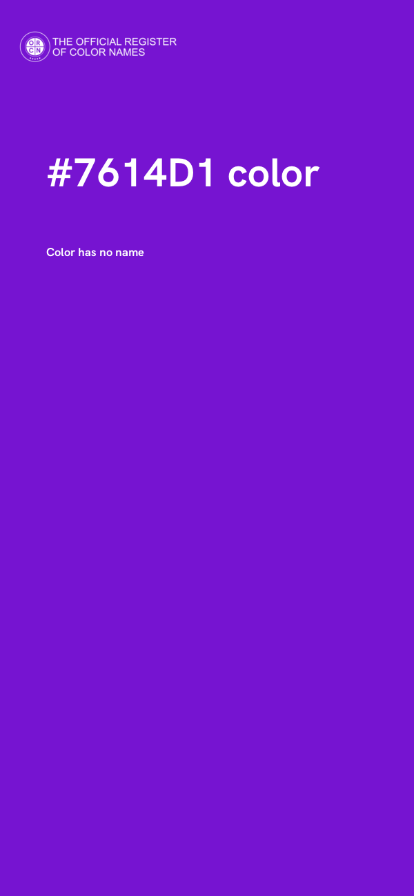 #7614D1 color image