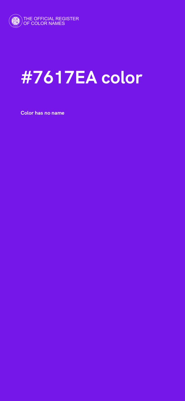 #7617EA color image