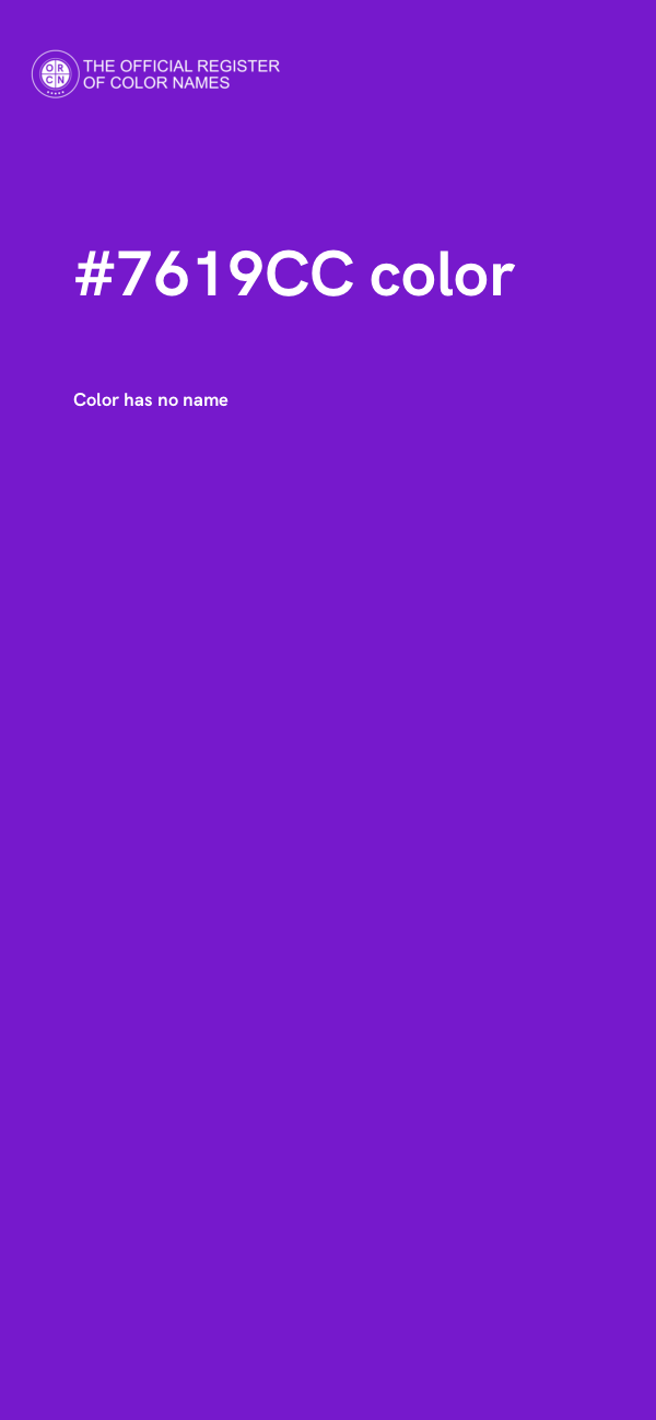 #7619CC color image