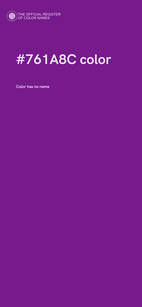 #761A8C color image