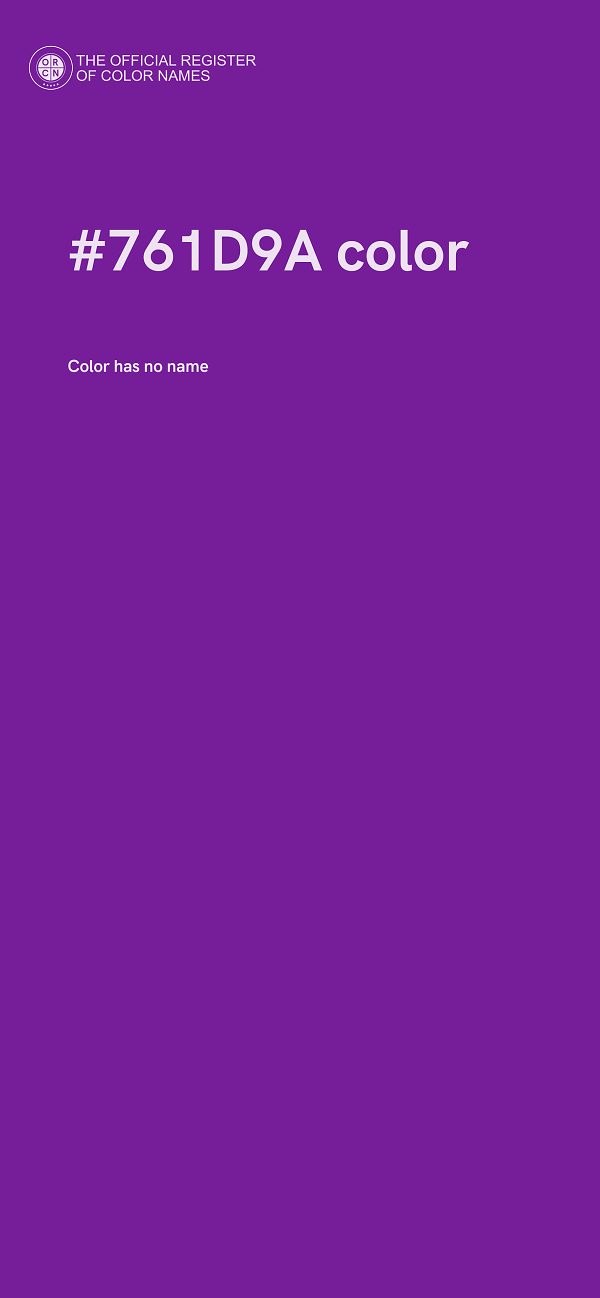 #761D9A color image