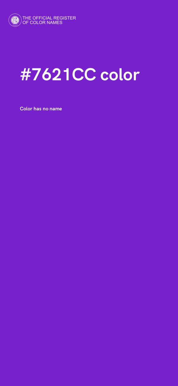 #7621CC color image