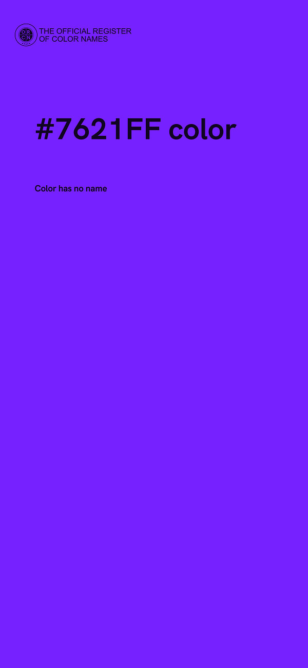 #7621FF color image