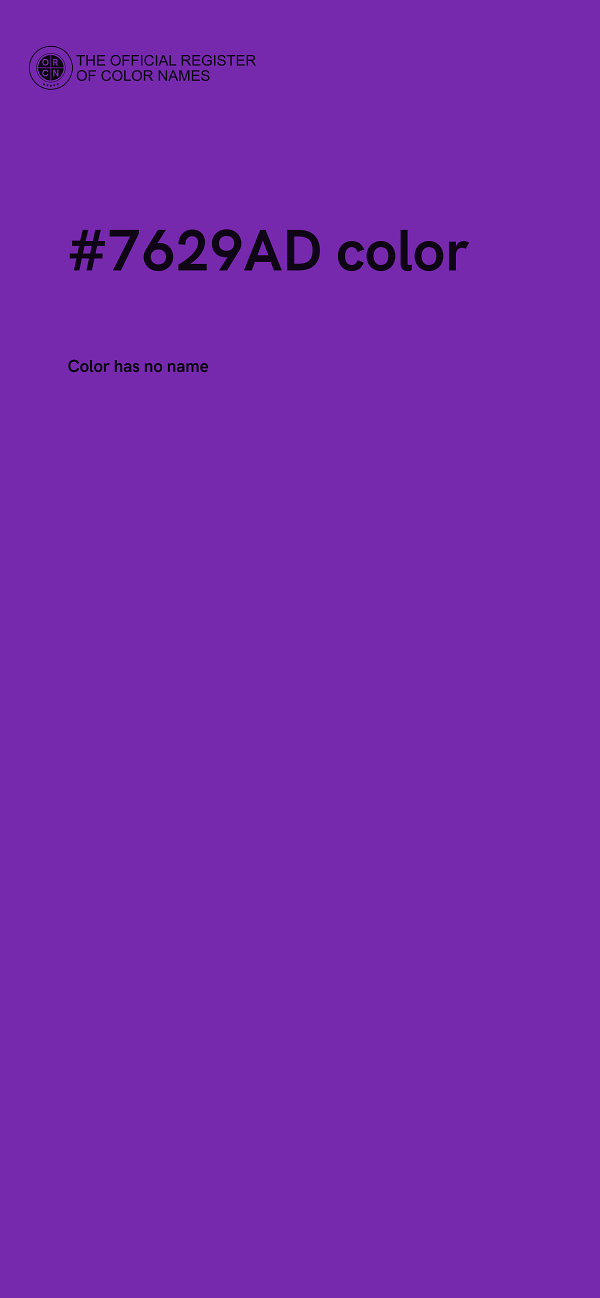 #7629AD color image
